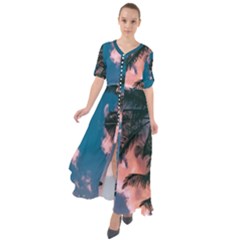 Waist Tie Boho Maxi Dress 