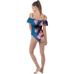 Frill Detail One Piece Swimsuit 