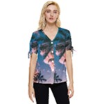 Pexels-photo-2486168 Bow Sleeve Button Up Top