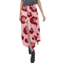 Velour Split Maxi Skirt 