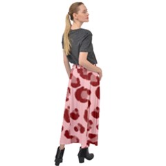 Velour Split Maxi Skirt 