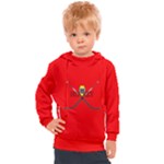 ff0000 Kids  Hooded Pullover