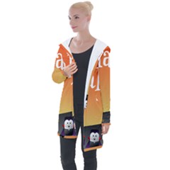 Longline Hooded Cardigan 