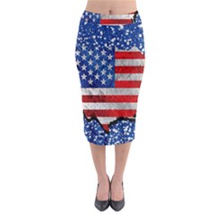 Midi Pencil Skirt 