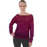 158314b56a43e36fff8f014f93421f9b Off Shoulder Long Sleeve Velour Top