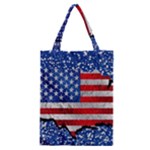 Usa-map-and-flag-on-cement-wall-texture-background-design-1591646654pet Classic Tote Bag