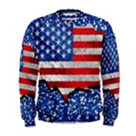 Usa-map-and-flag-on-cement-wall-texture-background-design-1591646654pet Men s Sweatshirt