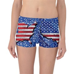 Reversible Boyleg Bikini Bottoms Outside Front Reversible Boyleg Bikini Bottoms Outside Front