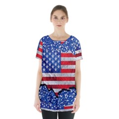 Skirt Hem Sports Top 