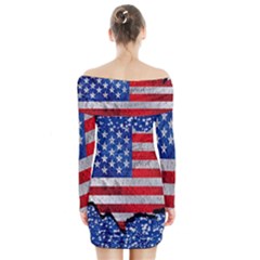 Long Sleeve Off Shoulder Dress 