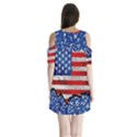 Shoulder Cutout Velvet One Piece 