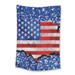 Usa-map-and-flag-on-cement-wall-texture-background-design-1591646654pet Small Tapestry