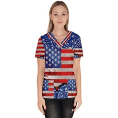 Women s V-Neck Scrub Top 