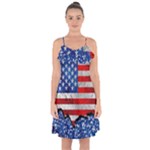 Usa-map-and-flag-on-cement-wall-texture-background-design-1591646654pet Ruffle Detail Chiffon Dress