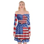 Usa-map-and-flag-on-cement-wall-texture-background-design-1591646654pet Off Shoulder Skater Dress