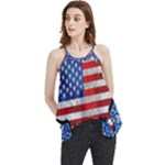Usa-map-and-flag-on-cement-wall-texture-background-design-1591646654pet Flowy Camisole Tank Top