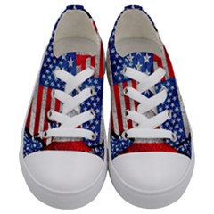 Kids  Low Top Canvas Sneakers 