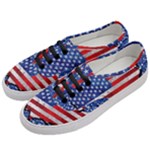 Usa-map-and-flag-on-cement-wall-texture-background-design-1591646654pet Women s Classic Low Top Sneakers