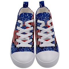 Kids  Mid-Top Canvas Sneakers 