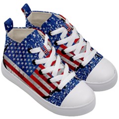 Kids  Mid-Top Canvas Sneakers 