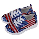 Usa-map-and-flag-on-cement-wall-texture-background-design-1591646654pet Kids  Lightweight Sports Shoes