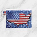 Usa-map-and-flag-on-cement-wall-texture-background-design-1591646654pet Canvas Cosmetic Bag (Medium)