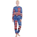 Usa-map-and-flag-on-cement-wall-texture-background-design-1591646654pet Women s Lounge Set