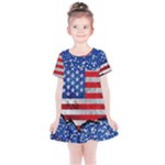 Usa-map-and-flag-on-cement-wall-texture-background-design-1591646654pet Kids  Simple Cotton Dress