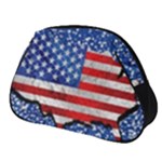 Usa-map-and-flag-on-cement-wall-texture-background-design-1591646654pet Full Print Accessory Pouch (Small)