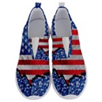 Usa-map-and-flag-on-cement-wall-texture-background-design-1591646654pet No Lace Lightweight Shoes