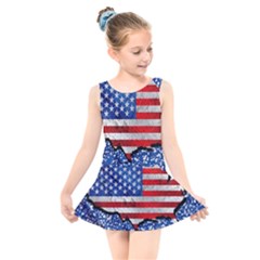 Kids  Skater Dress Swimsuit 