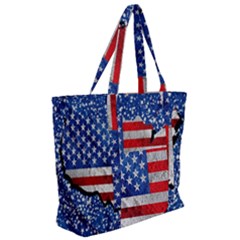 Zip Up Canvas Bag 