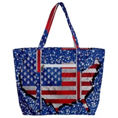 Zip Up Canvas Bag 