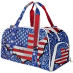 Usa-map-and-flag-on-cement-wall-texture-background-design-1591646654pet Burner Gym Duffel Bag