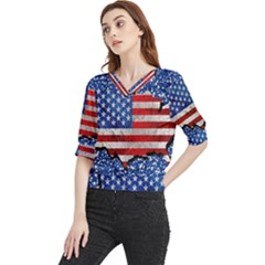 Quarter Sleeve Blouse 