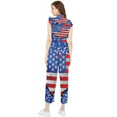 Women s Frill Top Chiffon Jumpsuit 