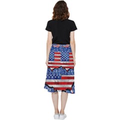 Frill Hi Low Chiffon Skirt 