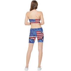 Stretch Shorts and Tube Top Set 