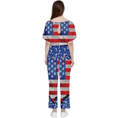 Batwing Lightweight Chiffon Jumpsuit 