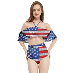 Halter Flowy Bikini Set  