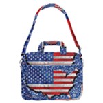 Usa-map-and-flag-on-cement-wall-texture-background-design-1591646654pet MacBook Pro Shoulder Laptop Bag (Large)