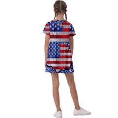 Kids  Asymmetric Collar Dress 