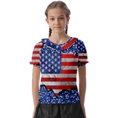 Kids  Frill Chiffon Blouse 