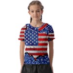 Usa-map-and-flag-on-cement-wall-texture-background-design-1591646654pet Kids  Frill Chiffon Blouse