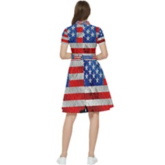 Short Sleeve Waist Detail Dress 