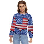 Usa-map-and-flag-on-cement-wall-texture-background-design-1591646654pet Women s Long Sleeve Raglan Tee
