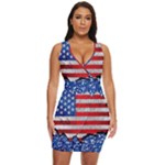 Usa-map-and-flag-on-cement-wall-texture-background-design-1591646654pet Draped Bodycon Dress