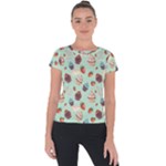 c food 14  Short Sleeve Sports Top 