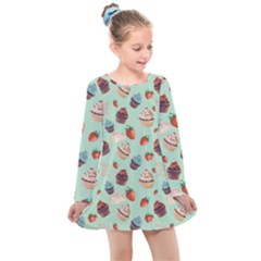 Kids  Long Sleeve Dress 