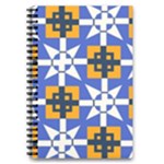 Shapes on a blue background                                                           5.5  x 8.5  Notebook New